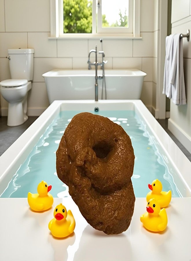 Junfamilee 1Pc Fake Poopy Prop, Brown Realistic Fake Poop, Novelty Floating Fake Poop Props for April Fools' Day Prank, Perfect Gag Gift, Prank Gift,Gags and Practical Joke Props - Image 2